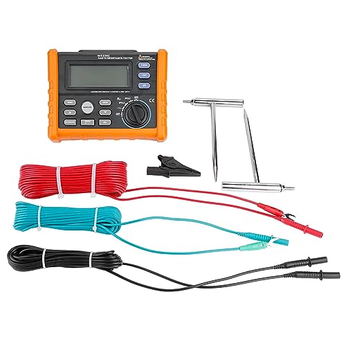 Testeur de résistance de terre PEAKMETER MS2302 boîtier robuste et mémoire intégrée