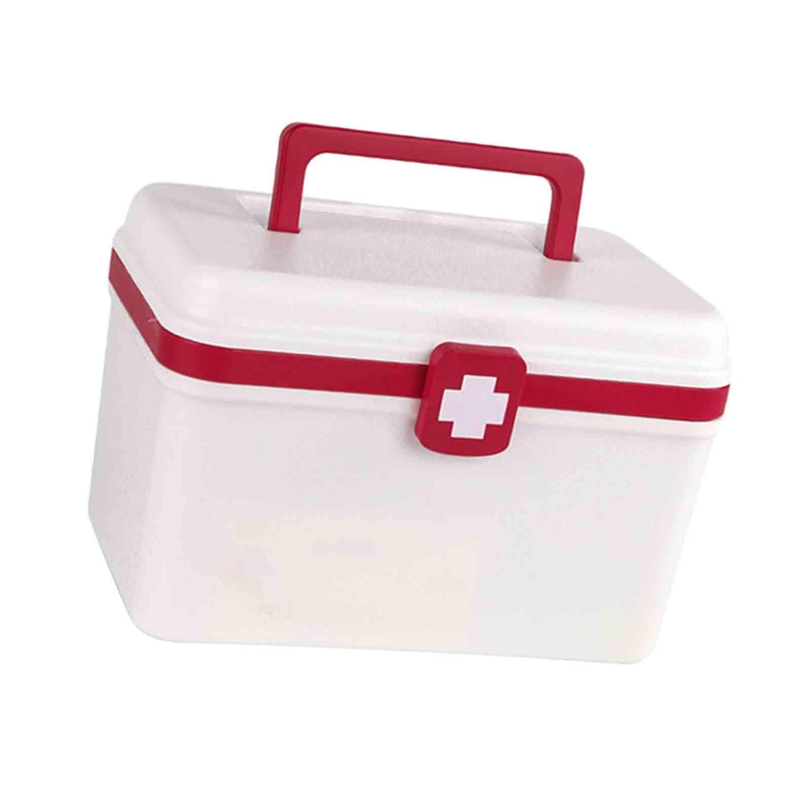 Box First Aid Box Storage Case Bin First Aid Case for Sewing Car Toy-picture-38