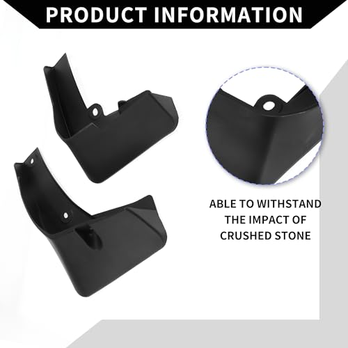 Image of Mud Flap Splash Guard with Mount Accessories for Mitsubishi Eclipse Cross 2018-2023 / Front & Rear Side Mud Guards /Durable / 1 Set