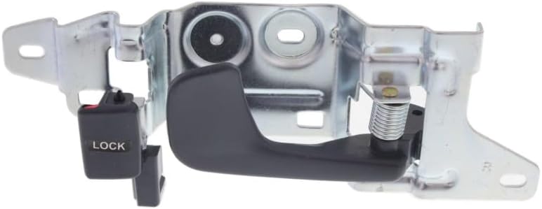 KarParts360 for Honda Civic 1992 1993 1994 1995 Interior Door Handles Front, Driver and Passenger Side | Pair | with Door Lock Button | Black | for HO1353107, HO1352107 | 72120SR0A02ZB, 72160SR0A02ZB