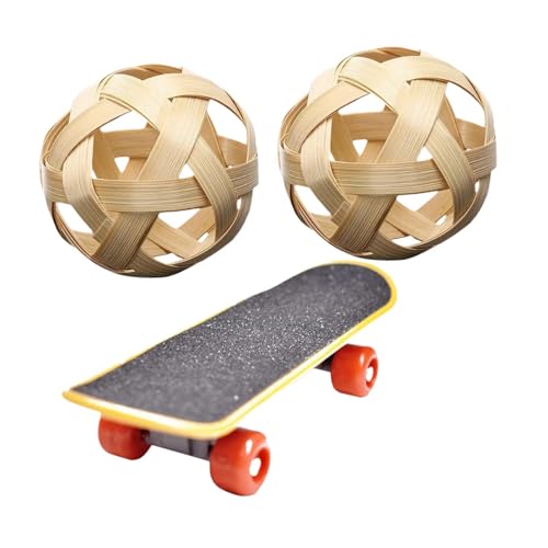 JISADER Réptil Skate Brinquedo Pet Mini Skate Bola Alimentador de Tartaruga Treinamento de Tartaruga
