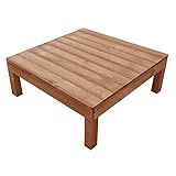 アイガーデン(igarden) 着色 ウッドデッキ ブラウン 天然木製 要防腐処理 高さ2cm調節可能 igarden アイガーデン オリジナル天然ウッドデッキ 縁台 ウッドデッキキット 木製デッキ (1デッキ)