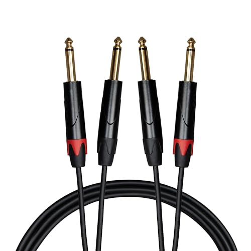 CASCHA Advanced Line Audio Cable Jack (2M) to Jack (2M), 1 m, black - Image 4