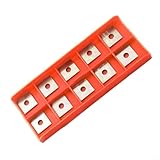 Carbide Inserts Set for For woodturning Applications, 10 Pieces of 12mm x 12mm x 1 5mm with Wear Resistance