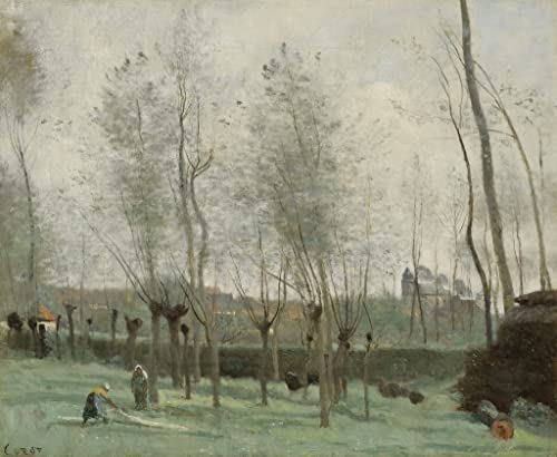 Affiches de peinture classique Corot de 58x90 cm pour sublimer la décoration du salon