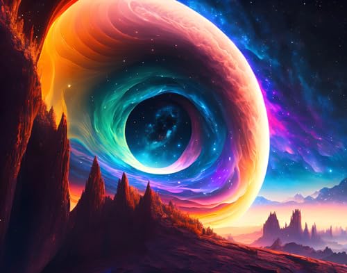 Poster mural en toile l'univers Meechi 50 x 70 cm haute netteté sans cadre
