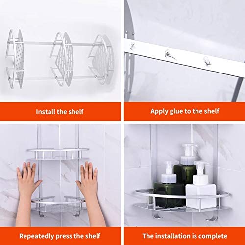 Natudeco Scaffale da Bagno, Scaffale da Doccia ad