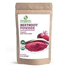 Organic Beet Root Powder | 8 oz or 226g | USDA Organic Approved, Raw and Non GMO | Nitric Oxide Booster, Increases Stamina and Circulation | Vegan | 100% Raw from India, by SHOPOSR8oz