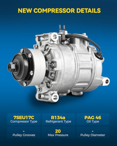 Image of PHILTOP Air Conditioner AC Compressor for Audi A6 Quattro 2005-2007,2008-2011 4.2L,A8 Quattro 07-08,10-12,09 4.2L,S5 08-09,10-12 4.2Liter,S4 04-09,R8 08-12,14-15,Q7 07-10 4.2Liter,RS5 13-15,RS4 07-08