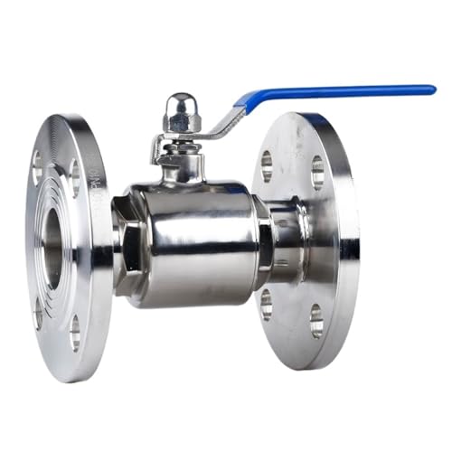 Vanne à bille à bride DN40 inox 304 PN10 à commande manuelle - 2