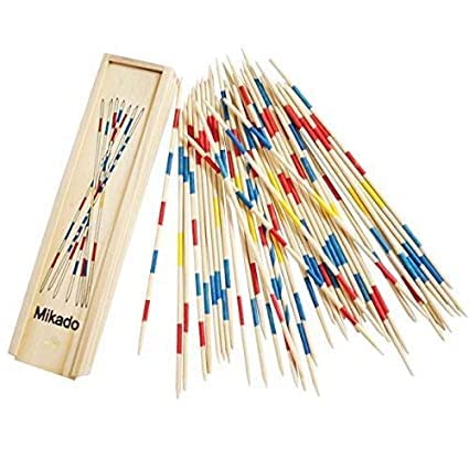 TRU TOYSTRU TOYS Wooden 31 Pick Up Sticks Spiel is Best Return Gift Fun Family Indoor Board Game Toy for Adults and Kids 6+ Years (Pack of 1)