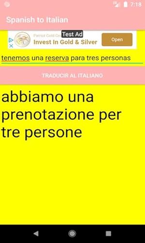 Translate Spanish to Italian Translator - Traductor Español Italiano