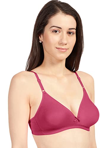 Image of SONARI Omania Womens Non-Padded Cotton Polyester Bras - Solid, Non-Wired, Medium Coverage, Hand Washable (Pack of 2)