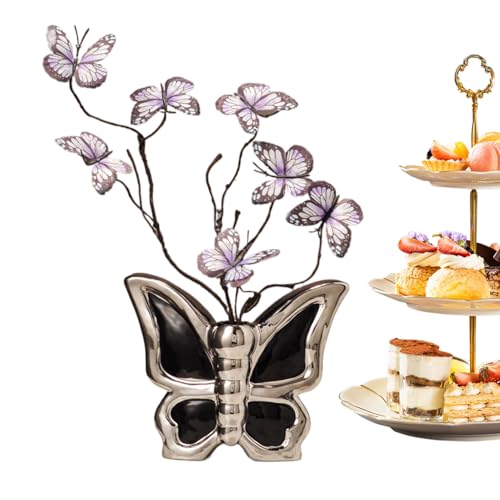 Sculpture porte-bouquet céramique pour table chic - 7