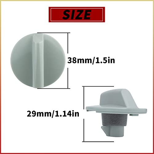 2 Pcs Wp12X10002 Air Conditioner Control Knob Replacement Part - Compatible With Ge Zoneline Room Window Air Conditioner Replaces Ap3795597, 1090769, Ah962908, Ea962908, Ps962908 #TOP1
