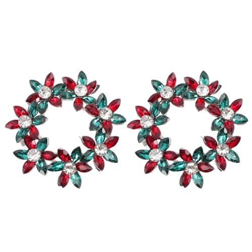 CLISPEED 2 clips para zapatos de diamantes de imitación con diseño de clip, aleación de zinc brillante, clips para zapatos de boda, resistentes y modernos para ocasiones especiales