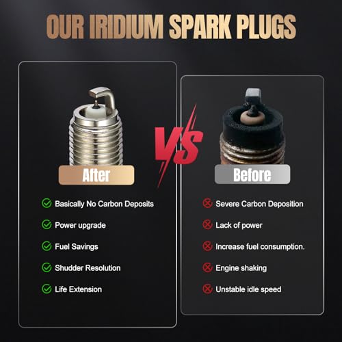Image of Iridium Platinum Spark Plug XP5682 4 Pack for Honda Civic | Fits Acura ILX /TLX; Accord /Civic /CR-V /Fit; Fits Mazda 3 /6 /CX-3 /CX-5 /MX-5 Miata; Crosstrek /Forester /Impreza /Legacy /Outback