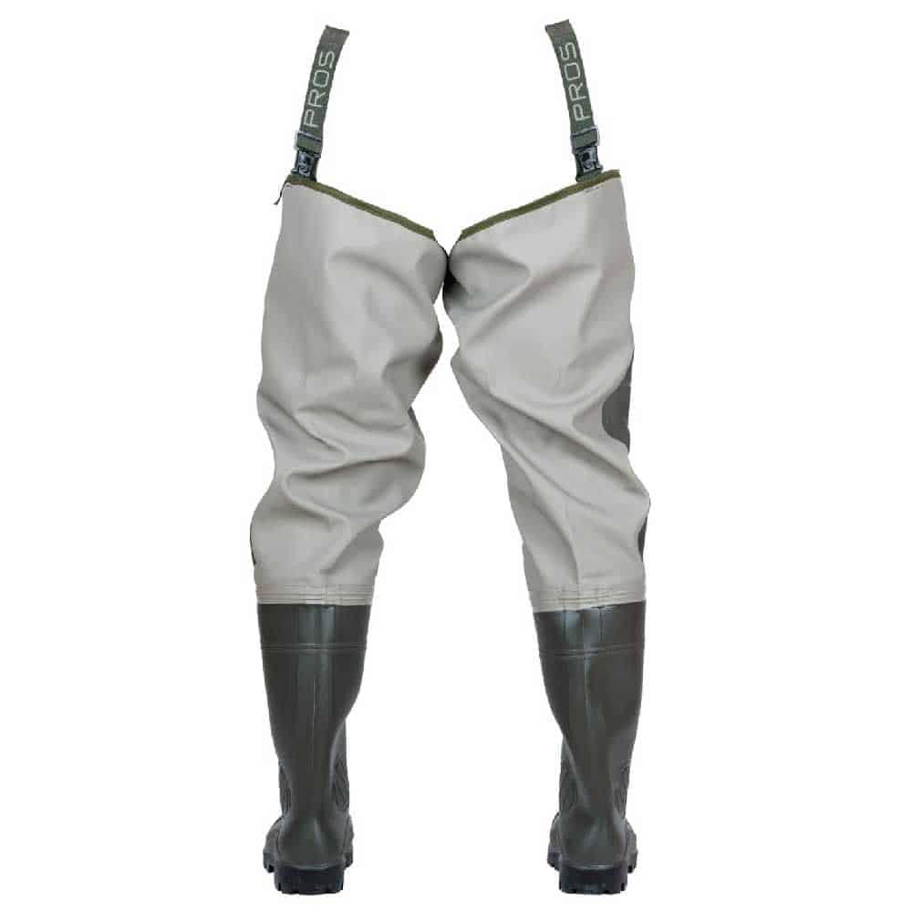 PROS Premium Watstiefel WRP02, Teichstiefel, Angelstiefel, Fischerstiefel (45)