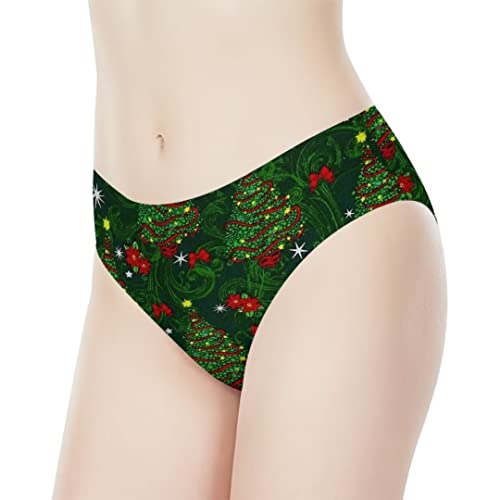 Image of Dellukee Sexy Women Underwear Briefs Breathable Hipster Panty White Alpaca Print