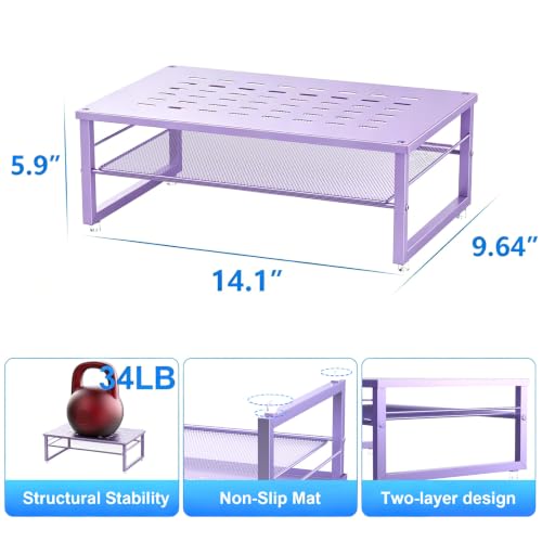 Image of gianotter 2-Tier Metal Monitor Stand Riser