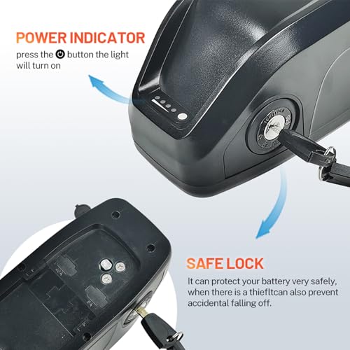 Image of 48V Ebike Battery for Rad Power Bike Battery 48 Volt 14000mAh Lithium Ion Replacement Fit for RadWagon RadPower E-Bike External Hailong 14Ah Electric Bike Batteries Pack