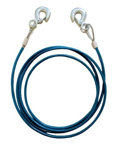 MVS Heavy Duty Car Towing Rope with Hook 3 Ton Capacity, 4M Durable Tow Cable for Car, SUV, Bike Emergency Breakdown Recovery Rope for All Vehicles (with Metal Hooks)-image-40