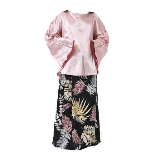 FGUUTYM Conjunto de vestidos casuales para niñas, vestido elegante, vestido recién nacido, Rosa., 9-10 años