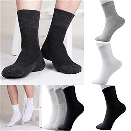 Heren Casual Sokken Comfortabele Ademende Heren Hardloopsokken Lente Effen Kleur Mesh Business Mannen Sokken B 8 Pairs - Afbeelding 3