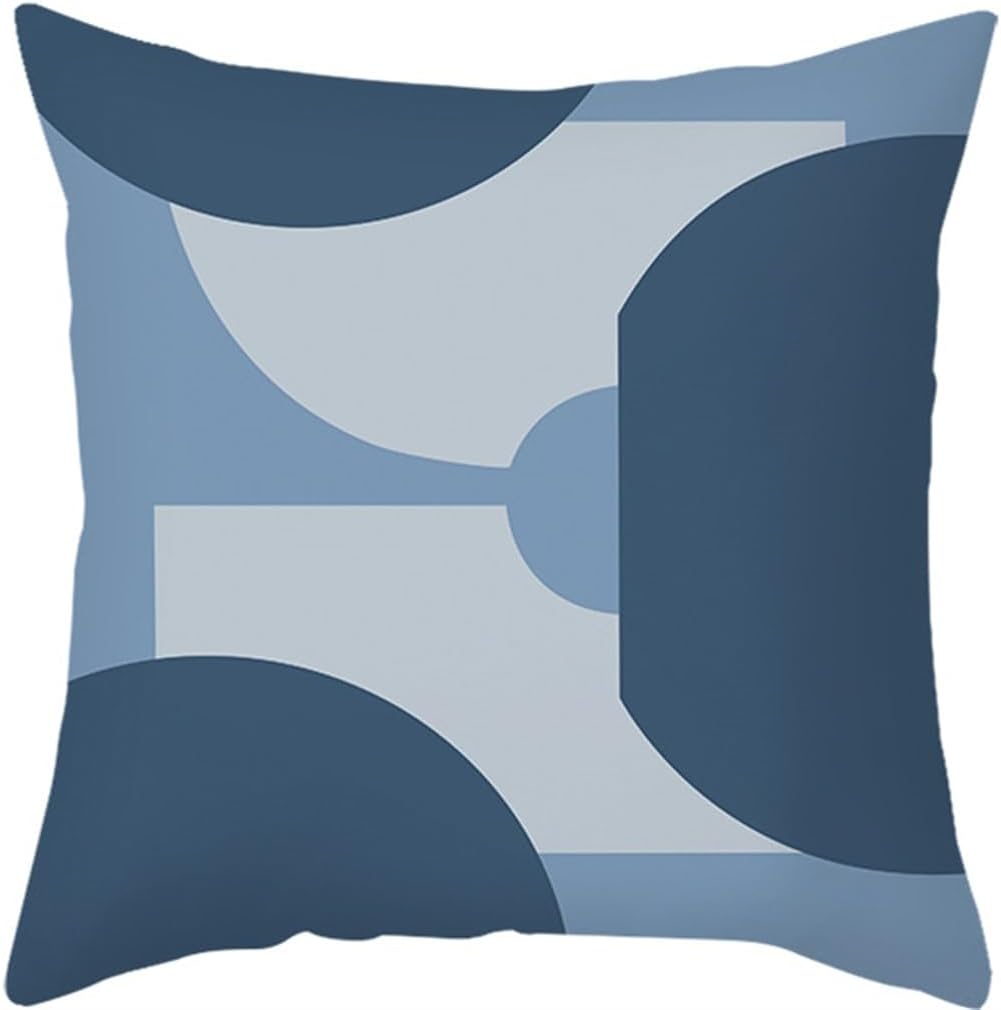 HBJWOV Ins Pillow Cover Line Abstract ometric Print Cushion Home Sofa