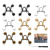 Ensemble de boucles de taille : ce lot de 8 pièces résout facilement le problème de l'affaissement de la taille et des pantalons mal ajustés. La taille étroite contient 2 en or, argent, cuivre et noir et s'adapte parfaitement à une variété de tenues.