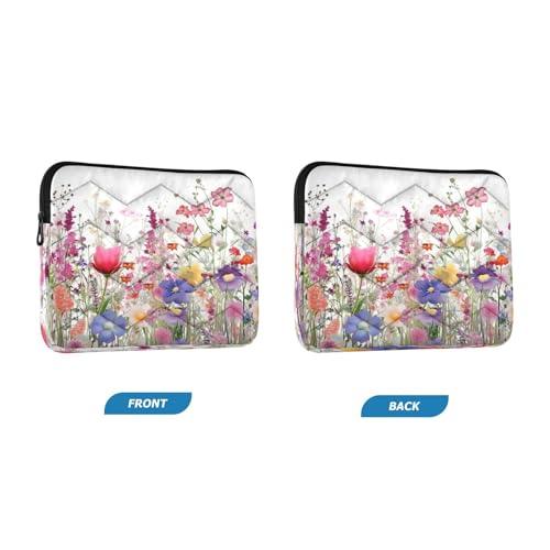 Funda para portátil con diseño floral para 13-14 pulgadas miniatura 2