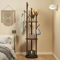 PonyLesポールハンガー 竹材 回転式 3 段棚付き スリム省スペース 組立 Amazon.co.jp: PonyLesポールハンガー 竹材 回転式 3 段棚付き スリム