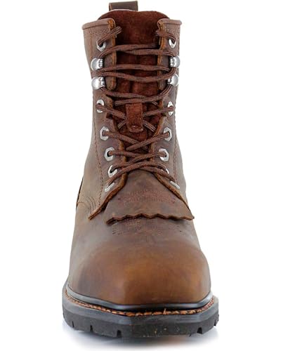 Cody James Men's 8" Mustang Lace-Up Kiltie Waterproof Work Boot Composite - Cwpr84
