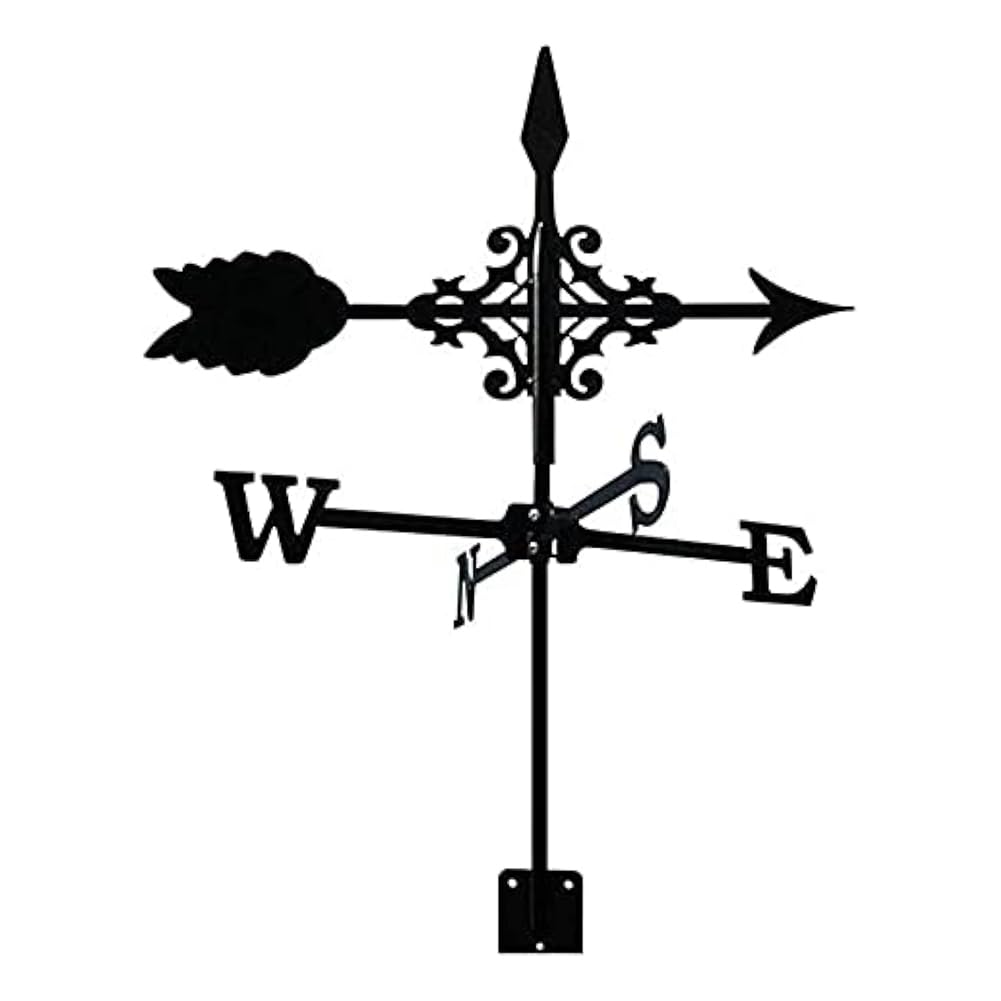 Exquisite Wetterfahne Aus Metall, Wetterfahne Aus Metall mit Ornament