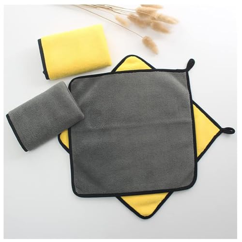 Image of Premium All-Purpose Car Cloth, Dusting Cloth Cleaning Rags, Absorbent Microfiber Cloth Premium Microfiber Towels for Cars Lint Free, Scratch-Free Highly Absorbent Reusable (30*30 cm, Set of 4)