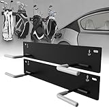 Chenteel Golf Bag Storage Rack for Garage Wall Mount,Golf Bag Garage Organizer,Golf Club Rack for Garage,Golf Bag Hanger/Holder/Hook for Garage,Golf Storage System & Accessories (2 Pack)