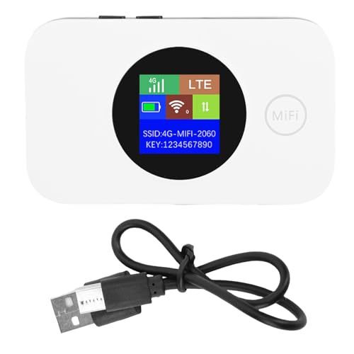 Image of Generic 4G LTE Mobile Hotspot Device, 150Mbps High Speed Hotspot Router with SIM Card Slot, Portable Travel WiFi Router for Phone Laptop Desktop Tablet, Support 10 Users Connection