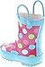 Static Footwear Kids Fashion Waterproof Rain Boots,Polka Dots,11/12