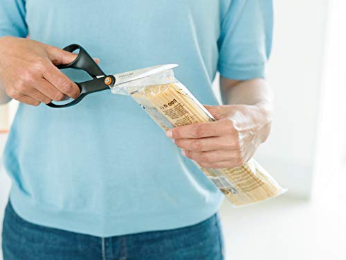 Foto von Fiskars Universalschere, Gesamtlänge: 21 cm, Qualitätsstahl/Kunststoff, Functional Form, Schwarz, 1019197