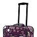 Rockland Fashion Softside Upright Luggage Set, Expandable, Purple Pearl, 2-Piece (14/19)