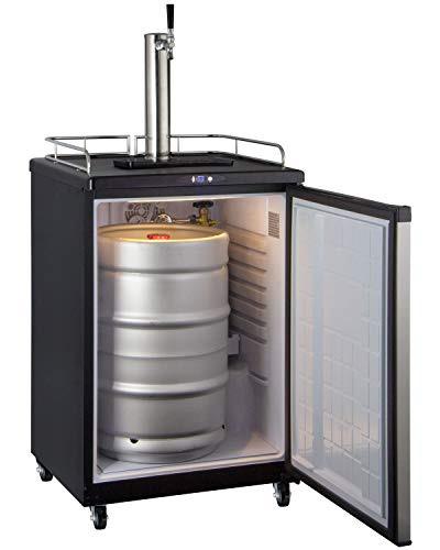 Image of Kegco Keg Dispenser, Single Faucet, Stainless Steel