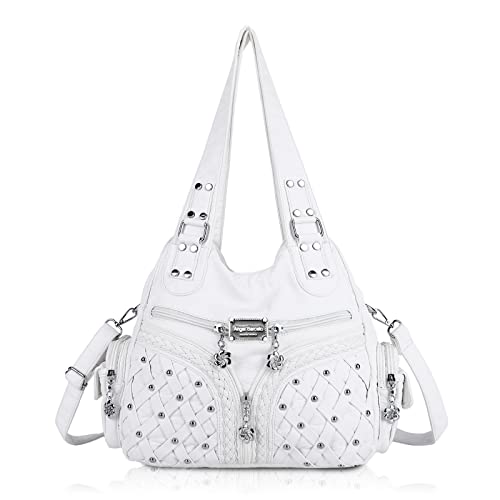 Sac à bandoulière clouté Angel Kiss parfait pour le bureau et les sorties