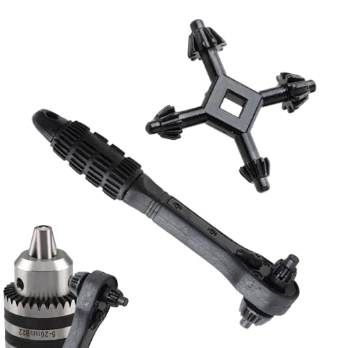 Sionhiuo Set di chiavi inglesi, adattatore per mandrino, cricchetto, antiscivolo, multifunzione, per manutenzione elettronica, installazione sanitaria