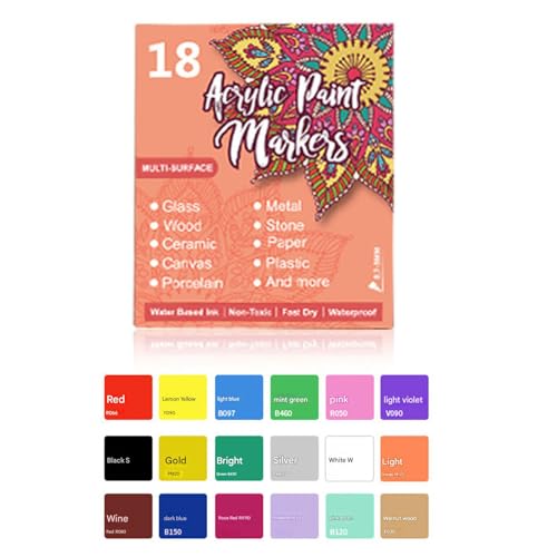 Stylos de peinture acrylique pour dessin précis et nail art minutieux