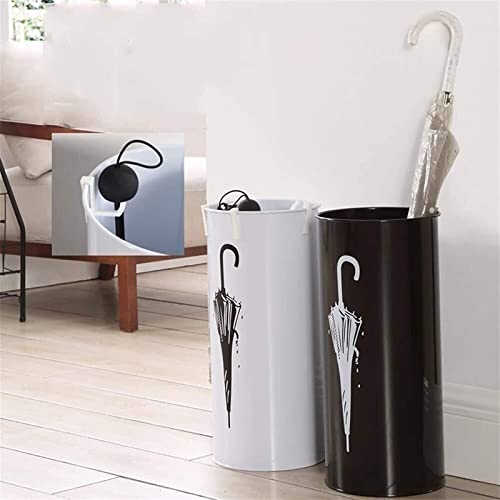 Porte parapluie suspendu noir avec bac de récupération - 6