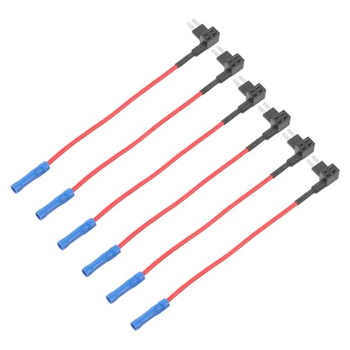 Cabilock 6 Piezas Soporte de Fusibles Inline para Automóviles Accesorio de Reemplazo de Fusible Protección de para Grabadoras de Tráfico y Vehículos