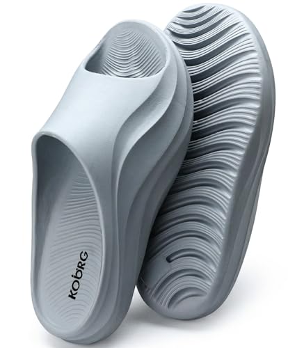 Image of KOBURG Milan Slides for Men| Stylish Trending | Comfortable | Super soft | Lightweight | EVA Sole | Casual Slider | Slippers | Flip Flops for Men KF-484