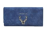 Ausstattung: 11 Kartenfächer, 1 Fotofenster, 4 Geldscheinfächer, 1 Fach für Handy , 1 Fach mit Reissverschluss für Münze. Packliste: 1 x Geldbörse Clutch für Damen