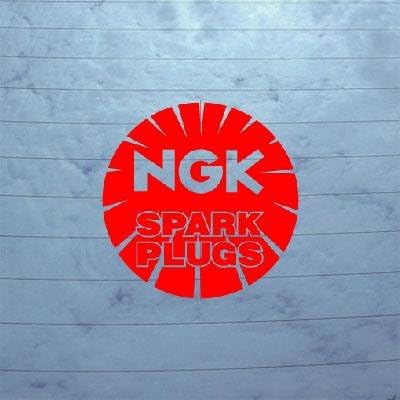 Amazon Co Jp Macbookステッカーノートブック装飾壁アートレッドホーム装飾ngkバイク車ビニールスズキホンダヤマハgsxr 1000 750 600車ウィンドウ壁die Cutアート自動装飾ノートパソコン 車 バイク