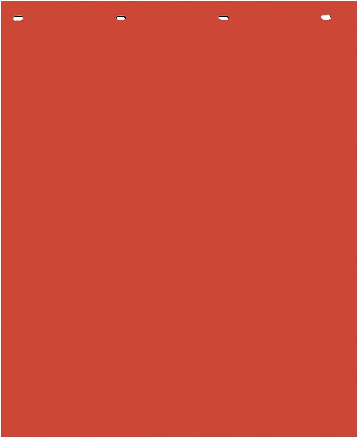 Buyers Products RC30PPR Mud Flaps, 2 Pack, 24x30 in (Red) — polymer, not rubber